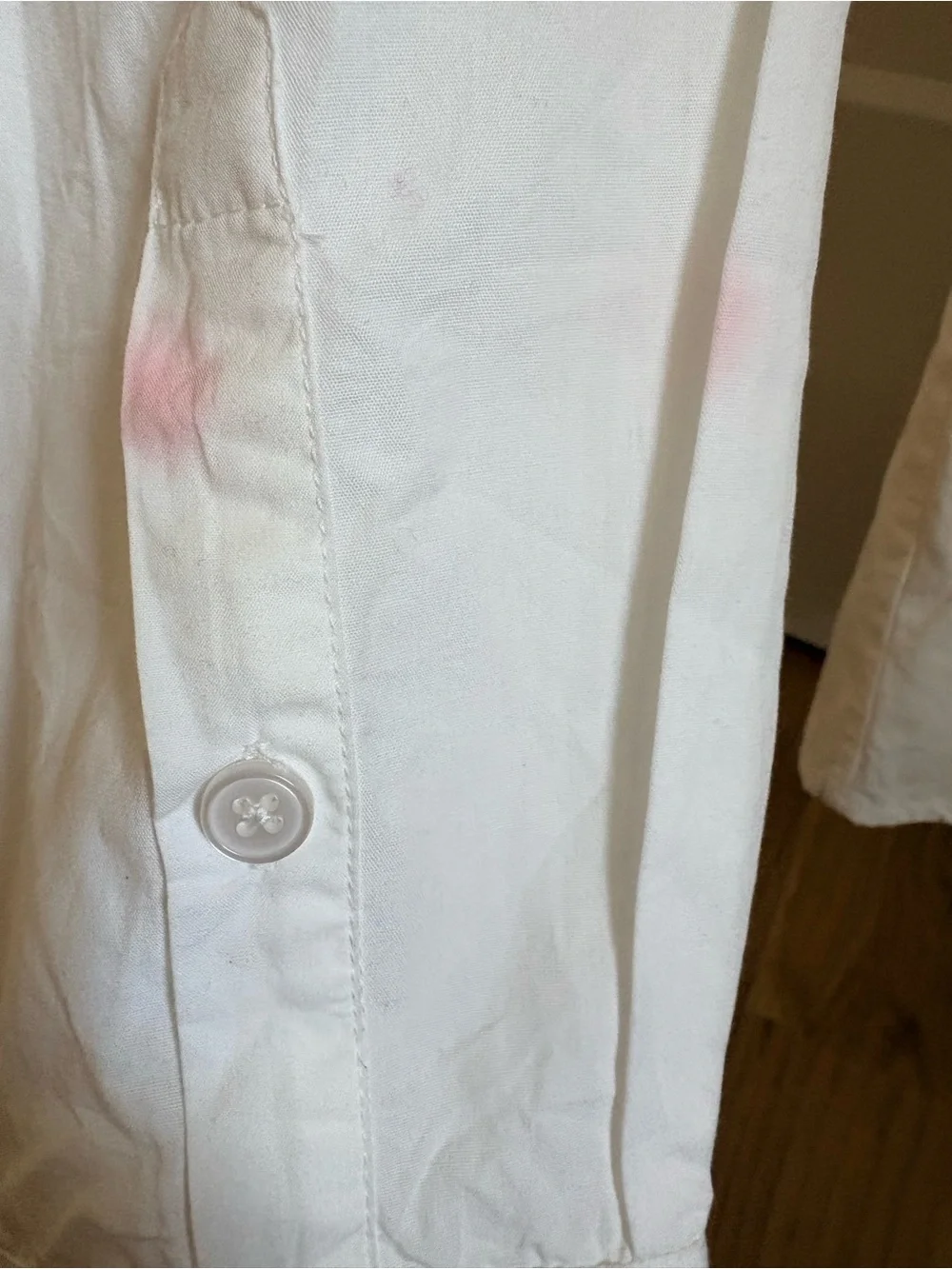 Anthropologie Let Me Be Floral Embroidered Button-down Small - Picture 6 of 6